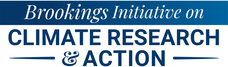 Brookings Initiative on Climate Research & Action